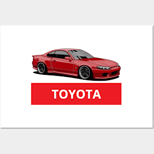 toyota mr2 Posters and Art